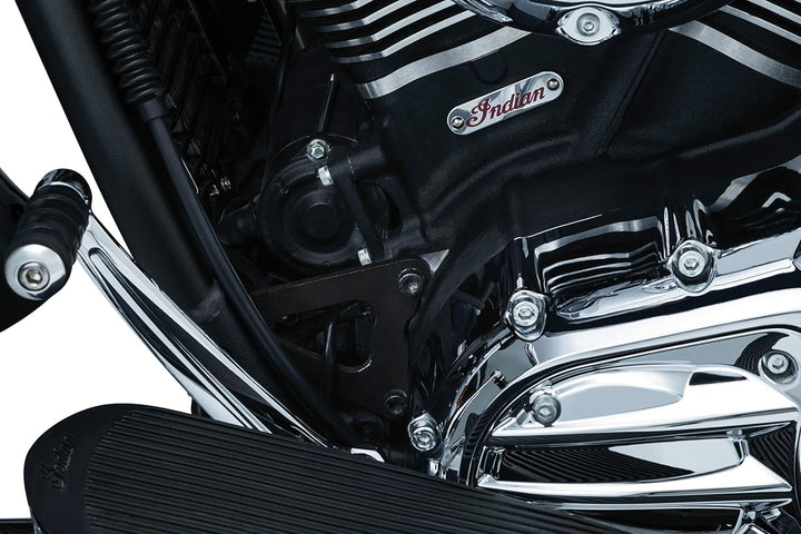 Kuryakyn 5642 Motorrad Accent Zubehör: Starter End Cover für 2014-19 Indian Motorräder, Chrom