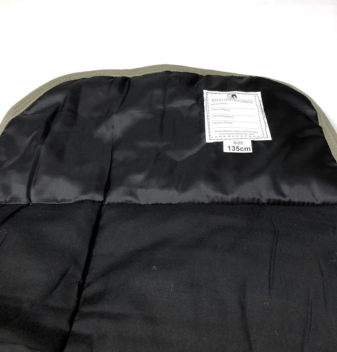 Horses, Winter Boxdecke Warm Walk für Pferd 450 gr, Gepolstert, Weich, Bequem, Ideal für Box, Widers