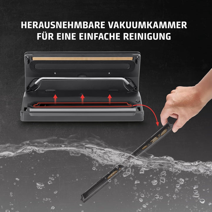 CASO 1522 VR 390 advanced Vakuumierer, Folienschweissgerät, bis zu 75 Vakuumiervorgänge non-stop, re
