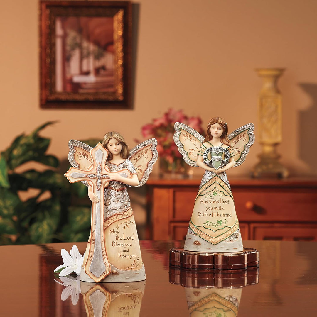 Pavilion Gift company Irish Blessing Angel, 6", Multicolor