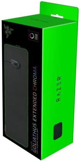 Razer Goliathus Extended Chroma - Extra grosse weiche XXL Gaming Maus-Matte mit RGB Beleuchtung (Kab