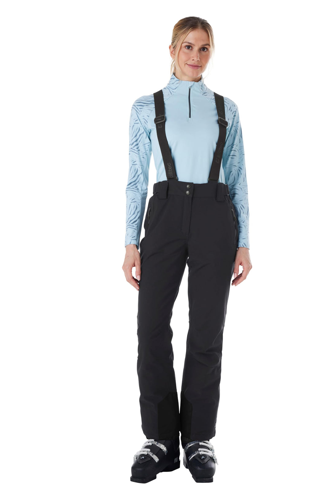 Killtec Damen Funktionshose/Skihose mit abnehmbaren Trägern, Kantenschutz und Schneefang Ksw 249 Wmn