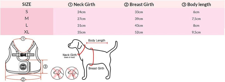 Puppia Weihnachtsgeschirr - Weiches Westengeschirr für Weihnachten -Geschirr für kleine und mittelgr