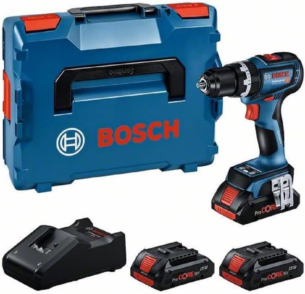 Bosch Professional 18V System Akku Schlagbohrmaschine GSB 18V-90 C (2.100 min⁻¹, bürstenloser Motor,