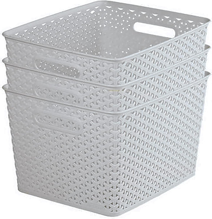 Curver Aufbewahrungskorb, grau, Einheitsgrösse Einheitsgrösse Grau, Einheitsgrösse Grau