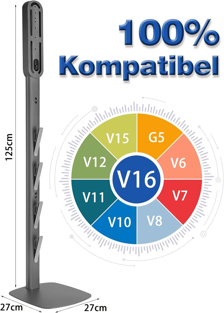 Ständer für Dyson, Staubsauger Ständer Kompatibel mit Dyson Gen5 V15 V12 V11 V10 V8 V7 V6, Freistehe