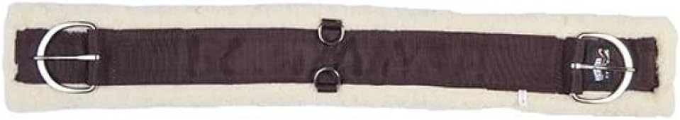 HKM Western Softoprensattelgurt -Teddy- Braun Länge 75 cm, Braun Länge 75 cm