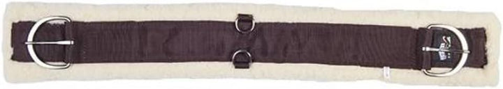 HKM Western Softoprensattelgurt -Teddy- Braun Länge 75 cm, Braun Länge 75 cm