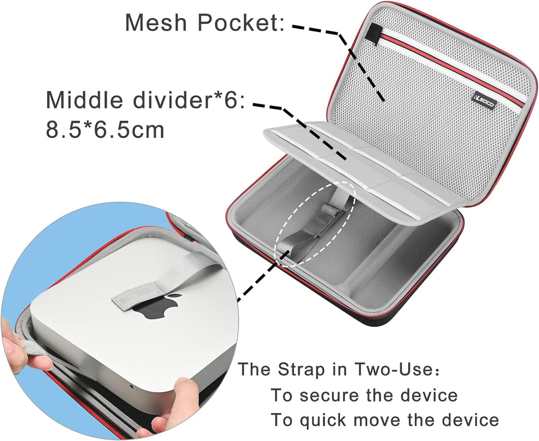 RLSOCO Tasche Für Apple Mac Mini M2 Chip(2023) / Mac Mini M2 Pro/Mac Mini M1 & Vorheriges Modell Mac