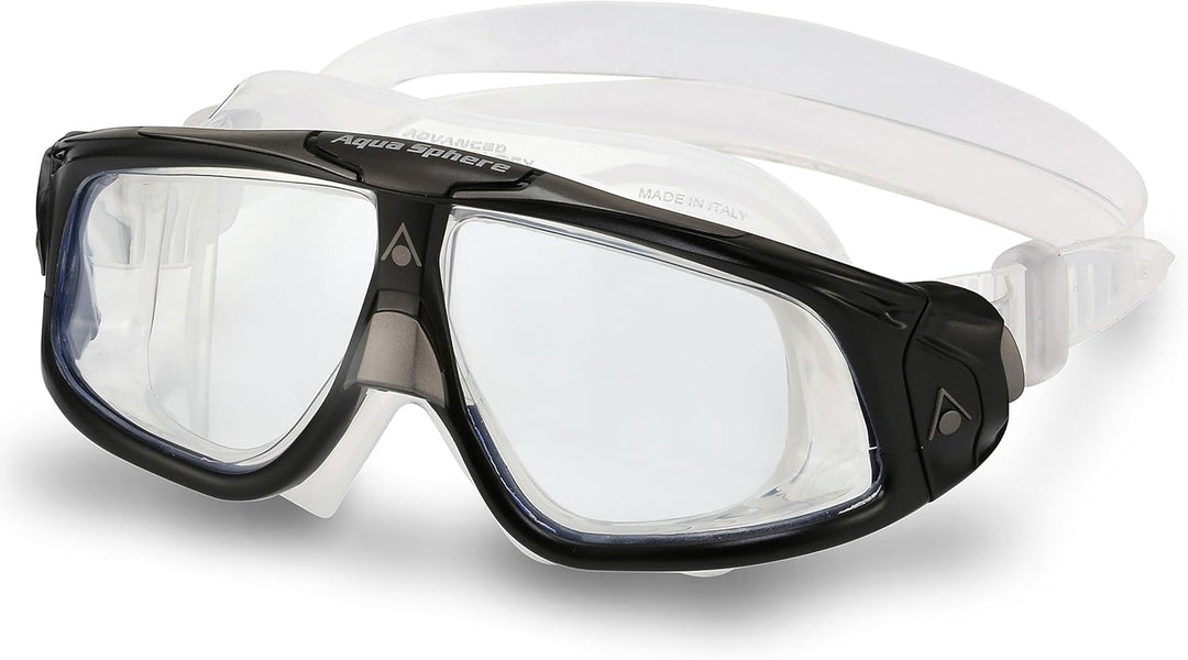 Aquasphere Unisex Seal 2.0 Schwimmbrille schwarz/grau, schwarz/grau