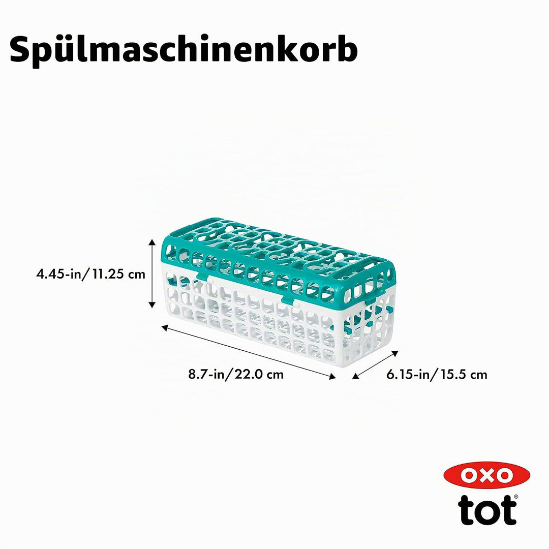 OXO Tot Geschirrspülkorb, Blaugrün Teal, Teal