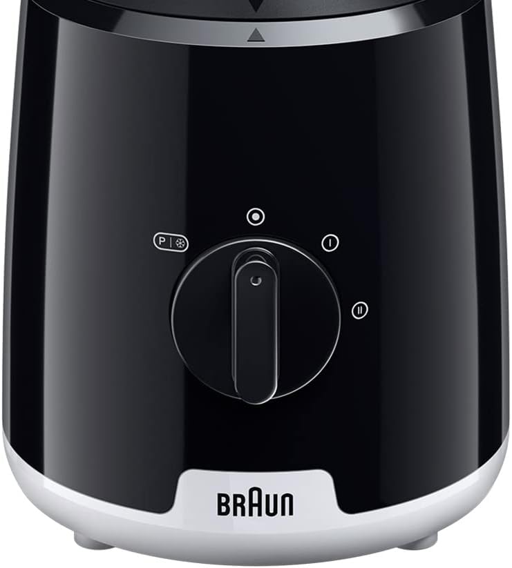 Braun Household PowerBlend 1 JB1051BK - Standmixer mit 1,5 l Glas-Mixaufsatz inkl. To-Go-Becher, Küc