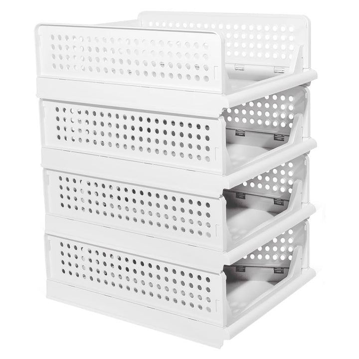 Faltbare Aufbewahrungsbox, Organizer für Kleiderschrank, verschiebbar, stapelbar, Schublade, für Küc