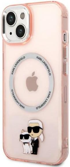 KARL LAGERFELD KLHMP14MHNKCIP Hülle für iPhone 14 Plus 6,7" hardcase Rosa Iconic