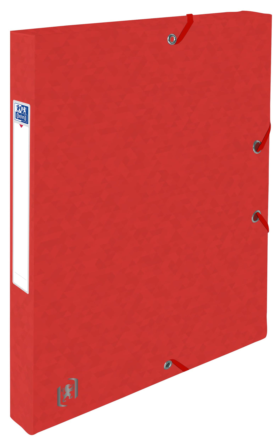 Oxford Sammelbox A4, aus Karton mit 2, 5 cm Rückenbreite, rot, 12 Stück 2,5 cm Rückenbreite rot, 2,5