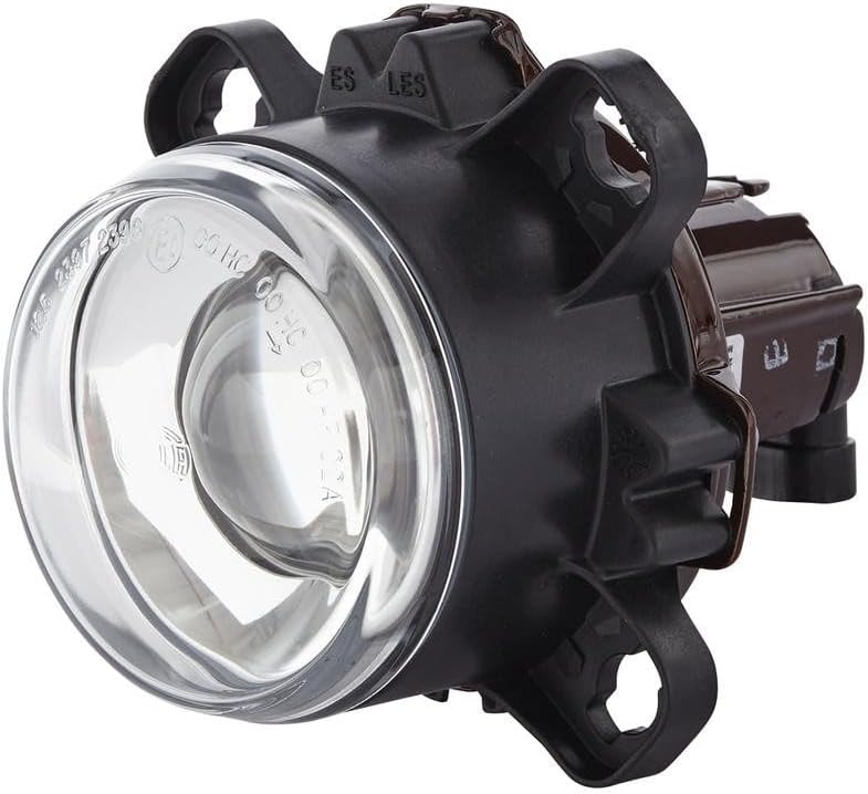 HELLA - Halogen/DE/FF-Hauptscheinwerfer - 90mm Performance - 12V - rund - Einbau - gehärtete Streusc