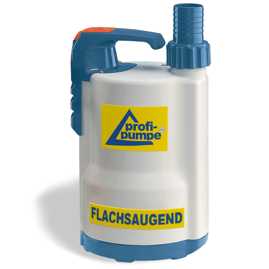 Flachsaugende Schmutzwasser Tauchpumpe DRAINAGEPUMPE FÄKALIENPUMPE TROPFKÖRPERPUMPE DRAIN-TOP-2-370