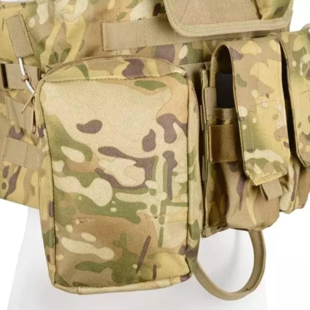 Gunfire Tactical FSBE Tactical Vest Universelle Grösse Multicam, Universelle Grösse Multicam