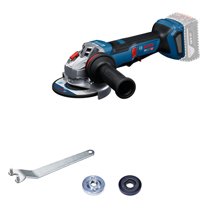 Bosch PRO 18V System Akku-Winkelschleifer GWS18V-11PS Ohne Akku/Lader, Ohne Akku/Lader