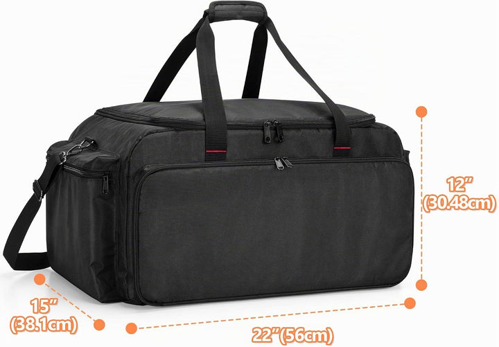 DSLEAF RC Aufbewahrungstasche für 1/8 oder 1/10 Auto, schützende RC Tragetasche mit Mehreren Taschen