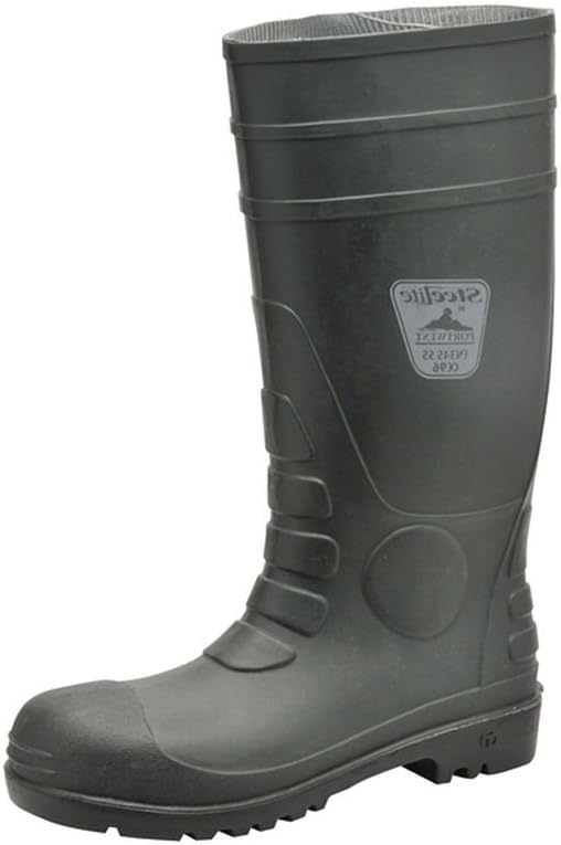 Portwest Total-Sicherheitsgummistiefel S5, Grösse: 38, Farbe: Grün, FW95GNR38 5 UK Grün, 5 UK Grün