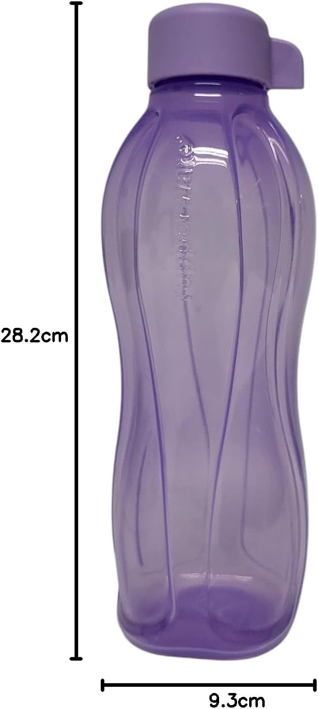 Tupperware to Go Eco 1,0 Liter Drehverschluss Trinkflasche EcoEasy für Kohlensäure 1000ml (flieder),