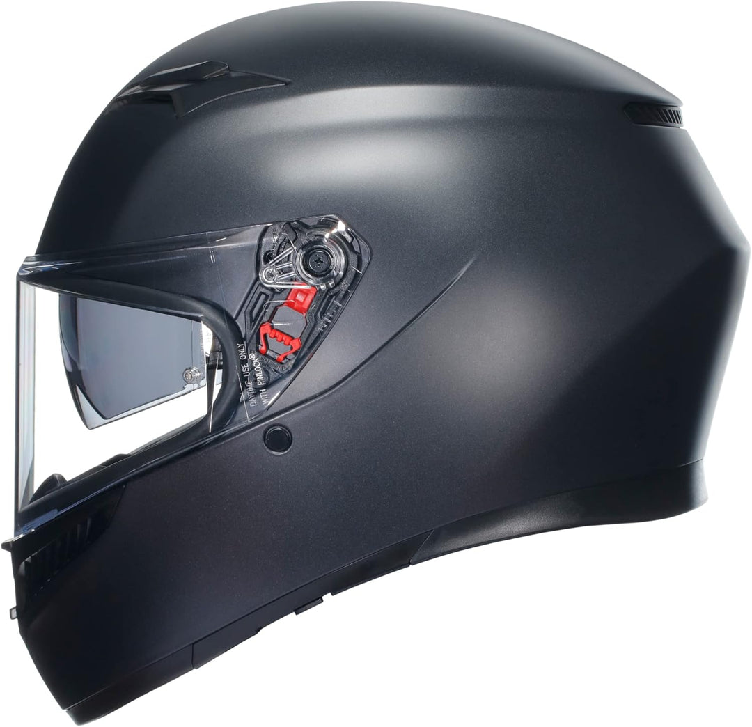 AGV - K3 E2206 MPLK Motorradhelm, Herren Integralhelm, ECE Vollvisierhelm mit Schweissabsorption, Sp