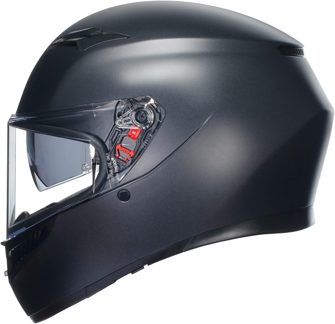 AGV - K3 E2206 MPLK Motorradhelm, Herren Integralhelm, ECE Vollvisierhelm mit Schweissabsorption, Sp
