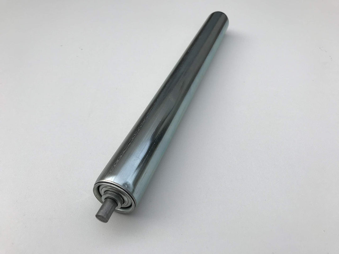 Tragrolle Tragrollen Rollen aus Stahl mit Federachse für Rollenbahn Ø 30mm (Länge: 400 mm), Länge: 4