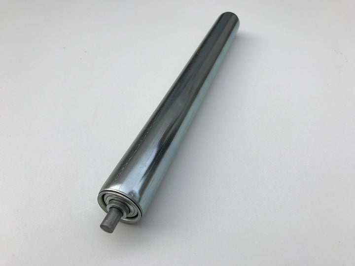 Tragrolle Tragrollen Rollen aus Stahl mit Federachse für Rollenbahn Ø 30mm (Länge: 400 mm), Länge: 4