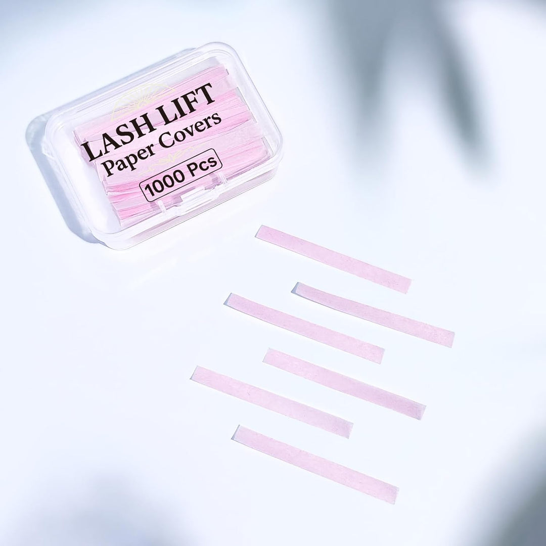 Libeauty Lash Lift Papier, 1000 Stück Wimpernlift Bänder, wiederverwendbares Lash Lift Ribbon, Wimpe