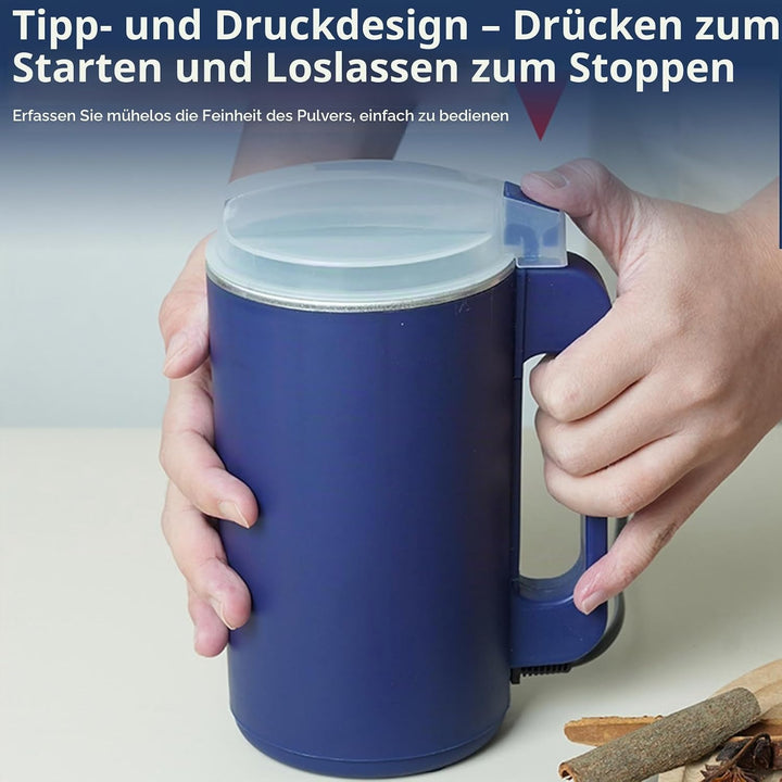 Getreidemühle Elektrisch,600ML Kleine Hochgeschwindigkeits Schleifmaschine Mehl Pulver Maschine für