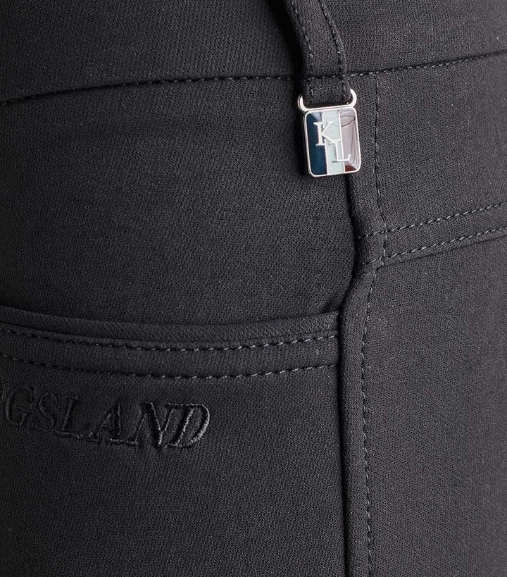 Kingsland Damen Reithose Silikon Vollbesatz KLKadi E-Tec schwarz 40 Schwarz, 40 Schwarz