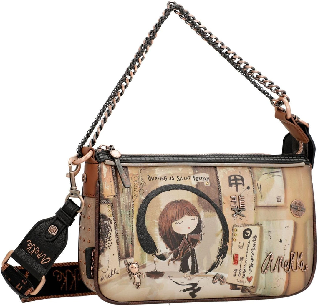 Anekke Shoen Black Umhängetasche 24 cm