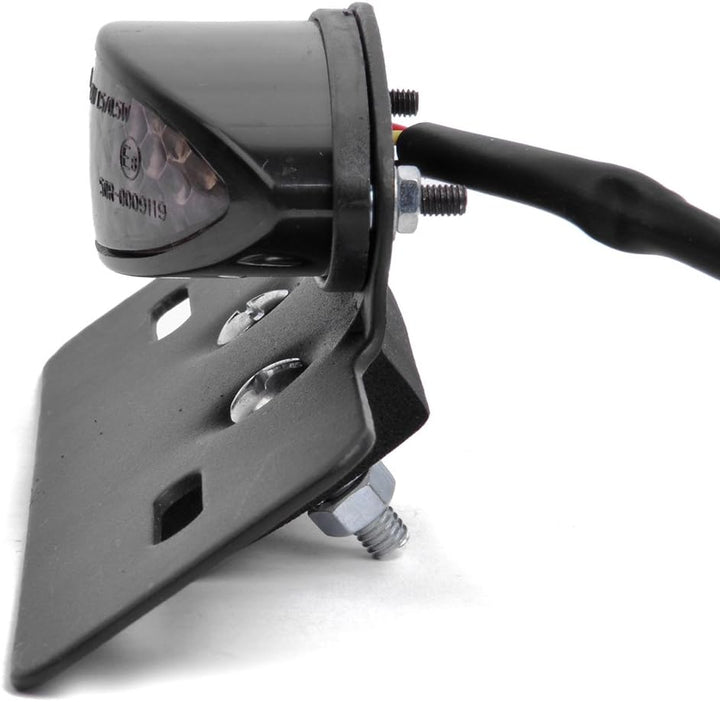 19 LED Motorrad Rücklicht Integriertes Nummernschild Bremsleuchte hinten für Racer Bobber Street Bik