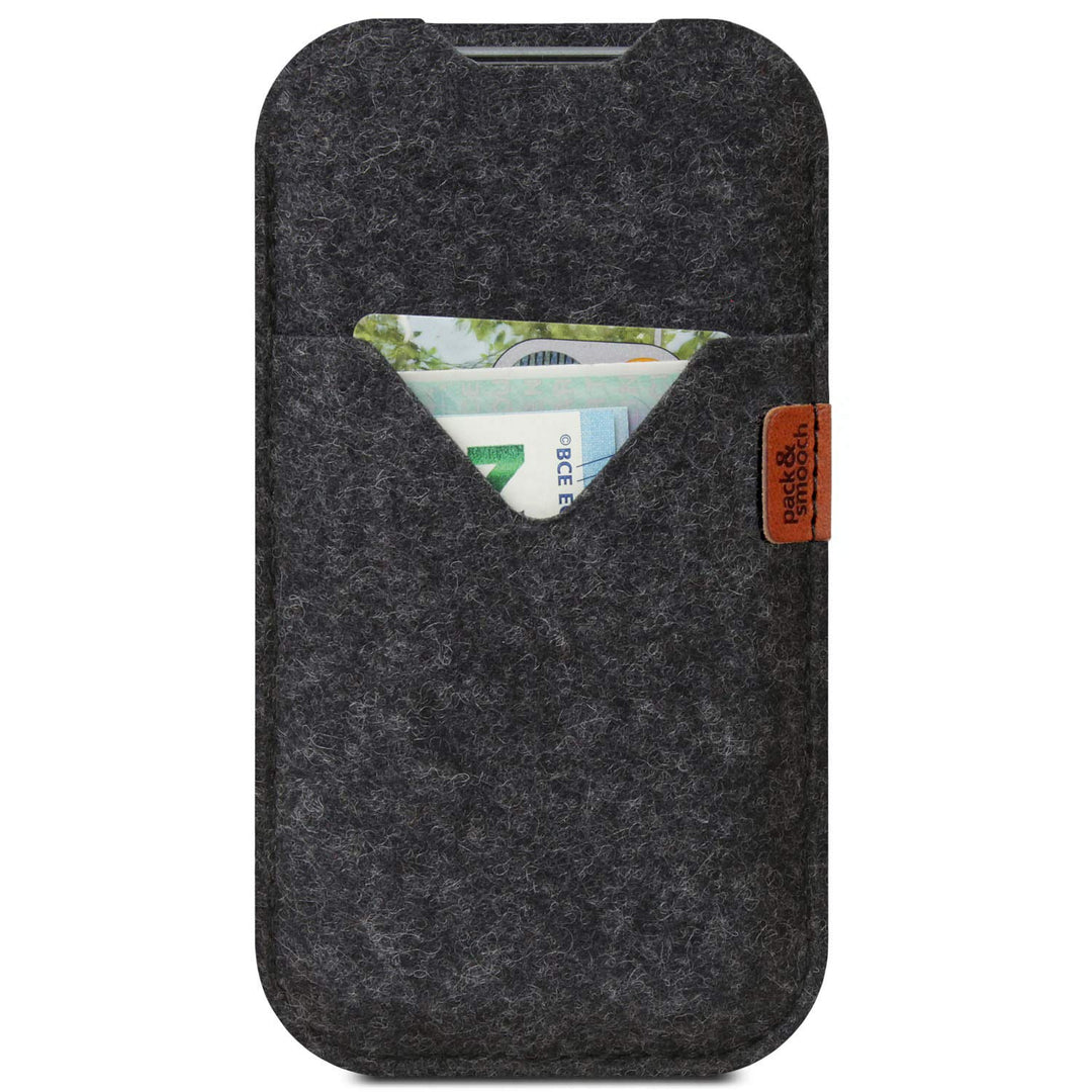 Pack &amp; Smooch Hülle für iPhone SE (2020-2022) / 8/7 Tasche Shetland 100% Merino Wollfilz, Handmade i