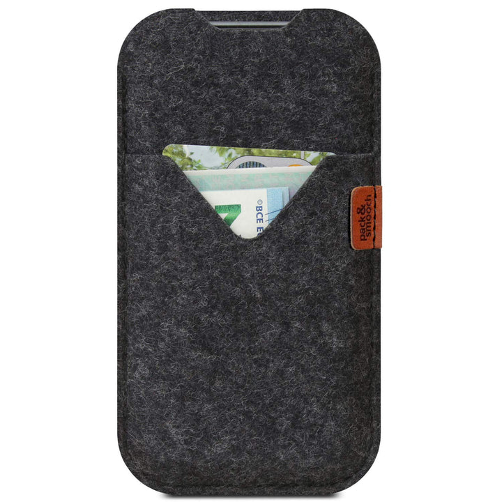 Pack &amp; Smooch Hülle für iPhone SE (2020-2022) / 8/7 Tasche Shetland 100% Merino Wollfilz, Handmade i