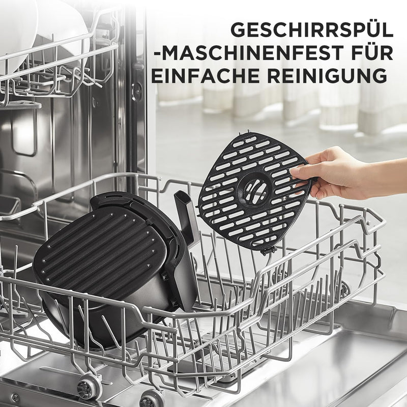 Midea Heissluftfritteuse 2L,1150W Airfryer, Frittieren ohne Öl, Heissluft Fritteusen, Automatische A