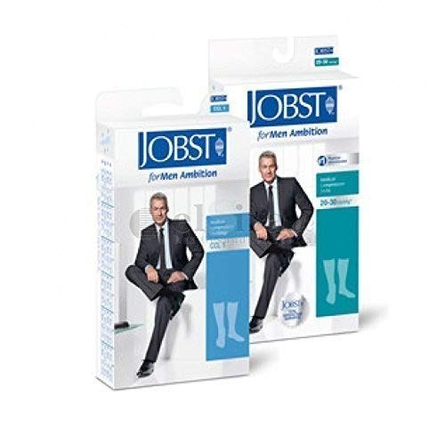 JOBST Formen Ambition Herren Kompressionsstrümpfe / KKL2 / Grösse II/Navy/geschlossene Spitze/Long/o