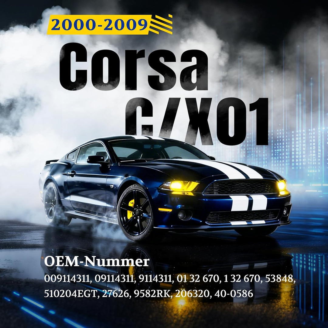 Arana 2x Heckklappe Dämpfer Gasdruckfeder kompatibel mit Corsa C X01 F08 F68 W5L 2000-2009 Gasdruckd