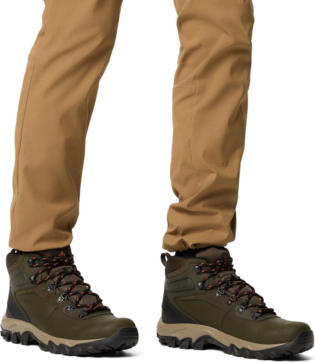 Columbia Newton Ridge Plus II Herren-Wanderstiefel, Wildleder, wasserdicht 40 EU Deep Olive Desert S