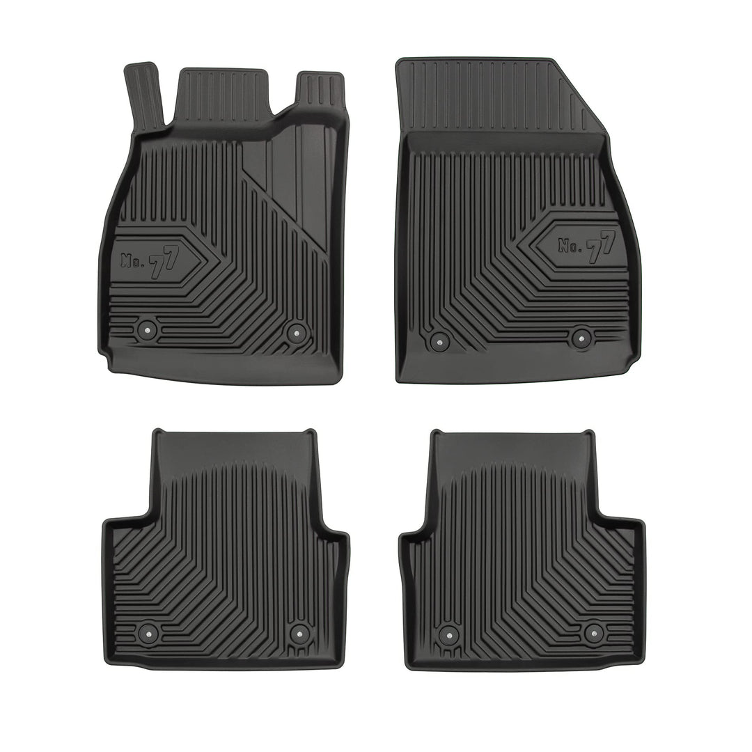 FROGUM No.77 Gummimatten Ganzjahresset von Auto Fussmatten Autofussmatten für Opel Insignia A 2008-2