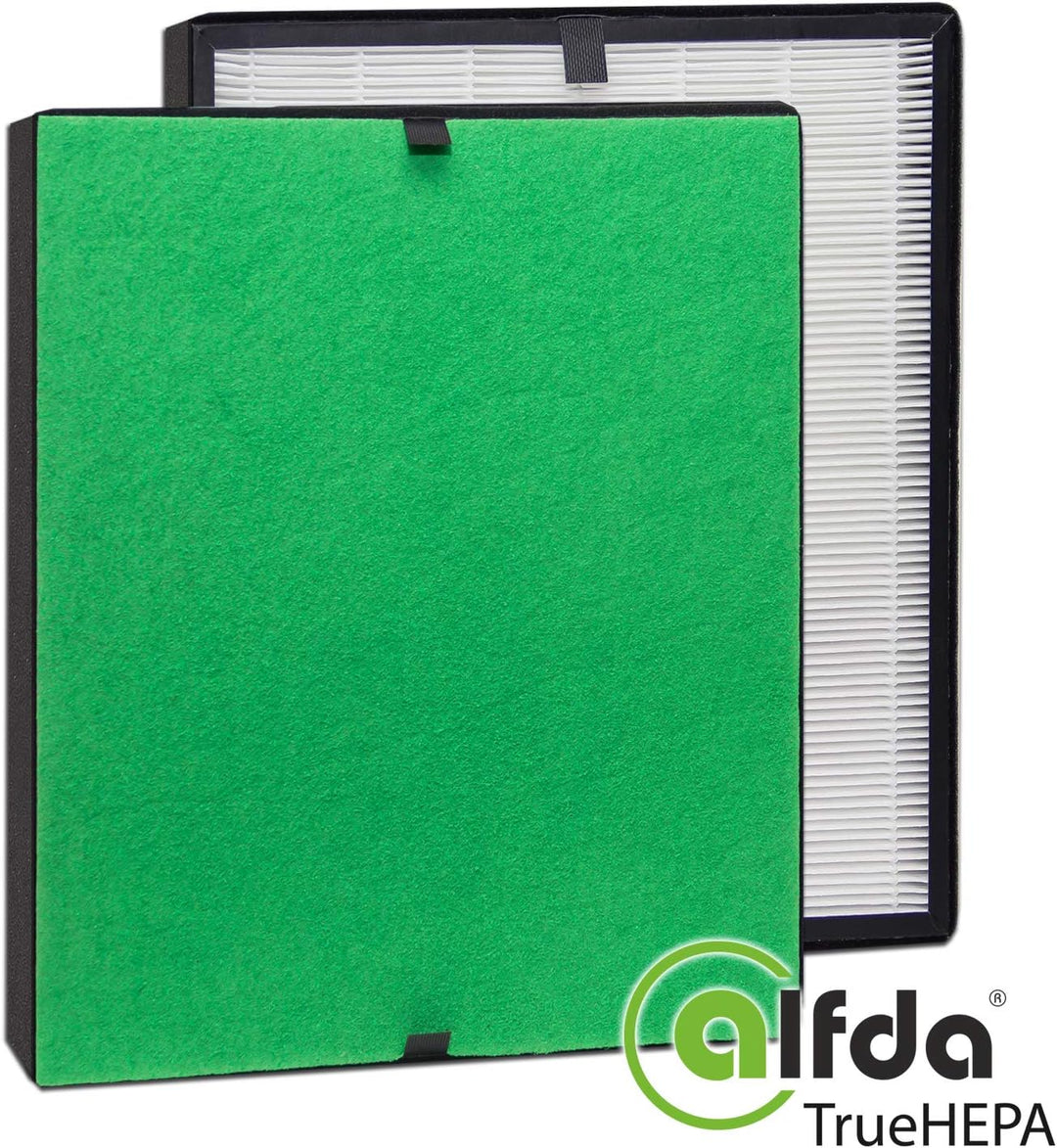 alfdaTrueHEPA Filter-Komplett-Set für ALR300 Comfort Luftreiniger / antibakterieller Partikel-Filter