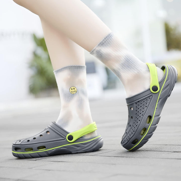 INMINPIN Clogs Herren Pantoletten Sommer Hausschuhe Damen rutschfest Atmungsaktiv Strand Sandalen Ga
