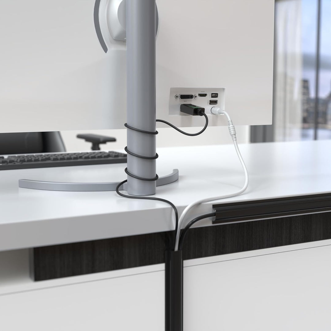 KabelDirekt – 8K / 60Hz DisplayPort Kabel, DP 1.4 – 5m – Slim DP Kabel mit 4,5mm Durchmesser, für Ga