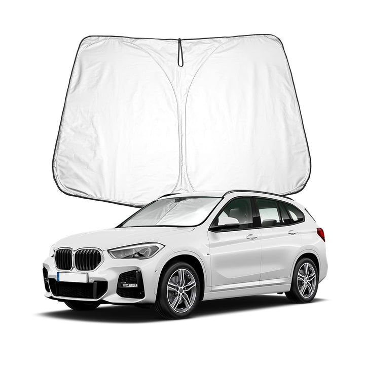 BIXUAN Sonnenschutz kompatibel mit BMW X1 F48 2016-2022 Windschutzscheibe für das Auto Frontscheiben