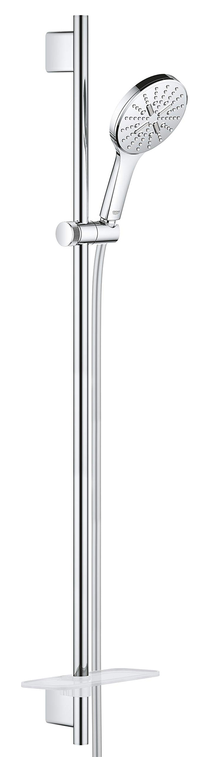 GROHE Rainshower 130 SmartActive | Brausestangenset 3 Strahlarten | Chrom | 26548000 Brausestangense