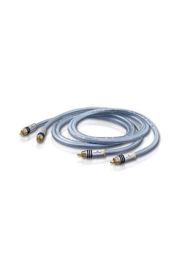 Oehlbach XXL Series 2 - High-End Stereo Audio Cinchkabel (Made in Germany, mehrfach Schirmung, HPOCC