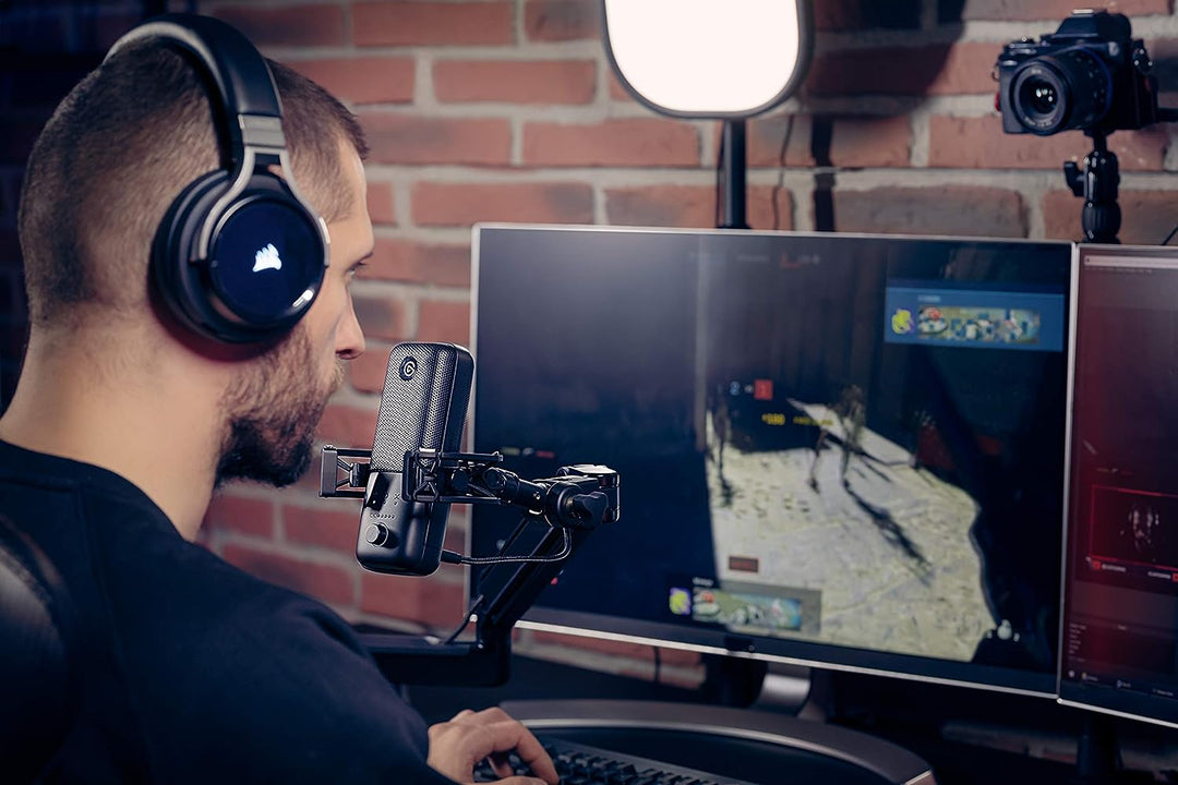 Elgato Shock Mount - Maximale Isolation von Schwingungen, Stahlgestell mit verstärkter elastischer A