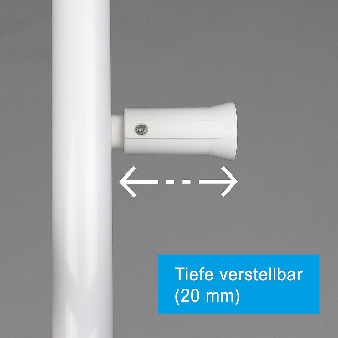 Heizkörper Badheizkörper Handtuchwärmer mit Mittelanschluss 50 mm weiss (1424 x 600 mm) (717 Watt na